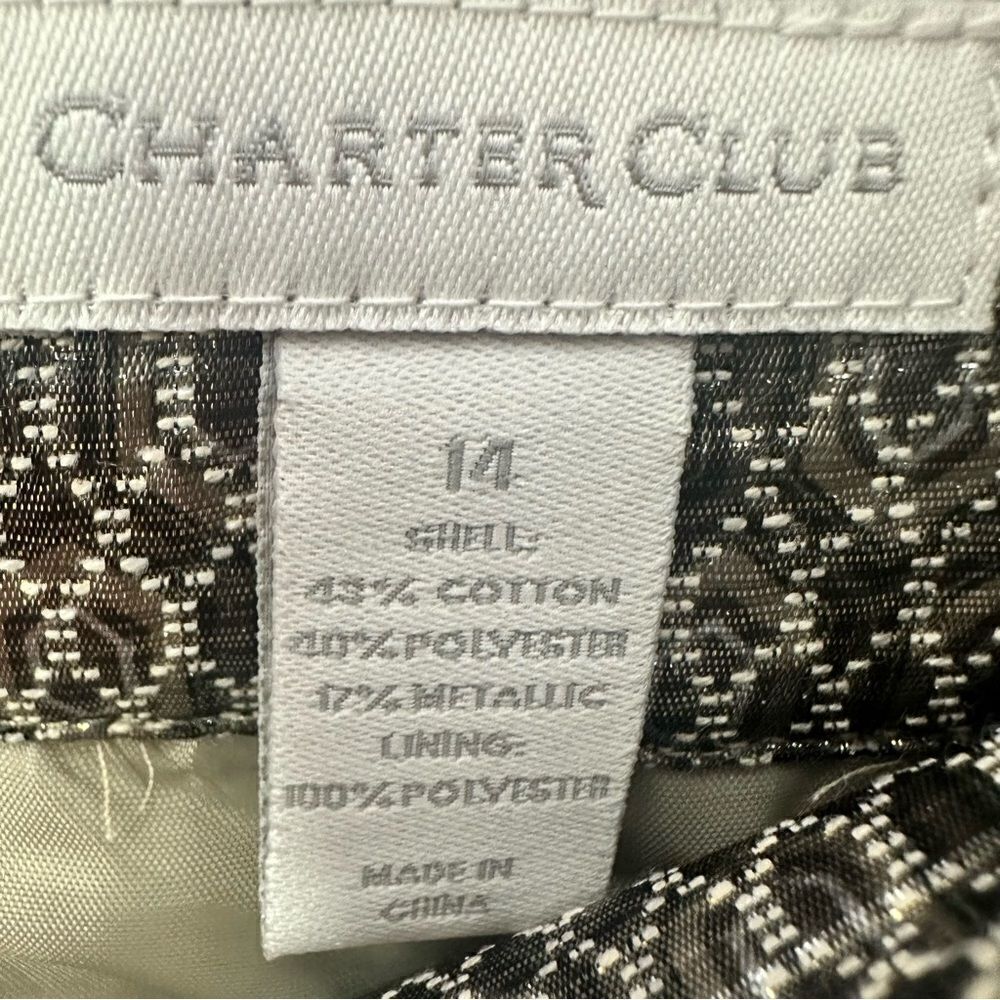 Charter Club size 14 gold skirt - brand new with tags! - Picture 5 of 5